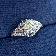 Load image into Gallery viewer, Platinum Diamond Ring, GIA Certified