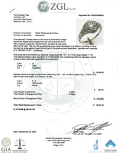 Load image into Gallery viewer, Platinum Diamond Ring, GIA Certified