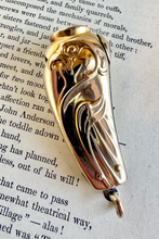 Load image into Gallery viewer, 14K Gold Egyptian Revival Cigar Cutter