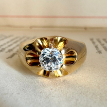 Load image into Gallery viewer, 14K Diamond Solitaire Belcher Ring