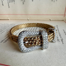Load image into Gallery viewer, 14K Diamond Buckle Bracelet