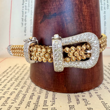 Load image into Gallery viewer, 14K Diamond Buckle Bracelet