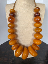 Load image into Gallery viewer, Oversized Baltic Amber Bead Necklace