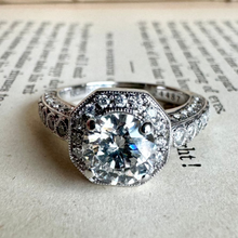 Load image into Gallery viewer, 18K White Gold 1.31ct Diamond Ring