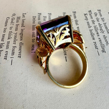 Load image into Gallery viewer, 18K Amethyst Cocktail Ring