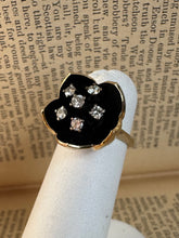 Load image into Gallery viewer, 14K Diamond Crocus Flower Ring