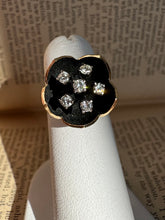 Load image into Gallery viewer, 14K Diamond Crocus Flower Ring