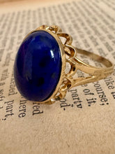 Load image into Gallery viewer, 14K Lapis Lazuli Ring