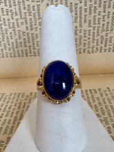 Load image into Gallery viewer, 14K Lapis Lazuli Ring