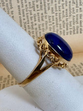 Load image into Gallery viewer, 14K Lapis Lazuli Ring