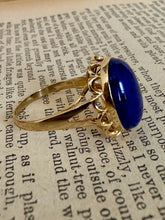 Load image into Gallery viewer, 14K Lapis Lazuli Ring