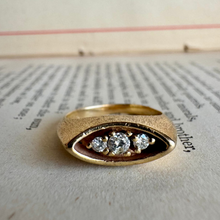 Load image into Gallery viewer, 14K Diamond 3-Stone Ring