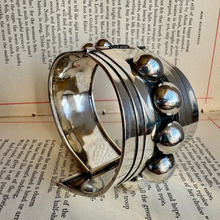 Load image into Gallery viewer, Taxco Sterling Retro Clamper Bracelet