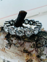 Load image into Gallery viewer, Platinum &amp; Diamond Eternity Band