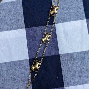 14k Yellow Gold Terrier Bracelet