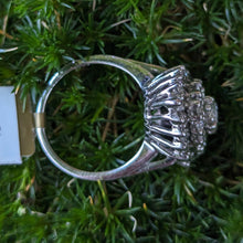 Load image into Gallery viewer, 14k White Gold Diamond Cocktail Ring