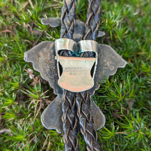 Sterling Silver Zuni Firebird Bolo Tie