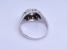 Load image into Gallery viewer, 18k White Gold Brilliant Cut Diamond Ring in Edwardian Setting