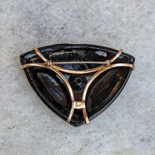 Load image into Gallery viewer, Carnival Glass Bat Brooch