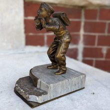 Load image into Gallery viewer, Newsboy Bronze Sculpture by Dominique Alonzo